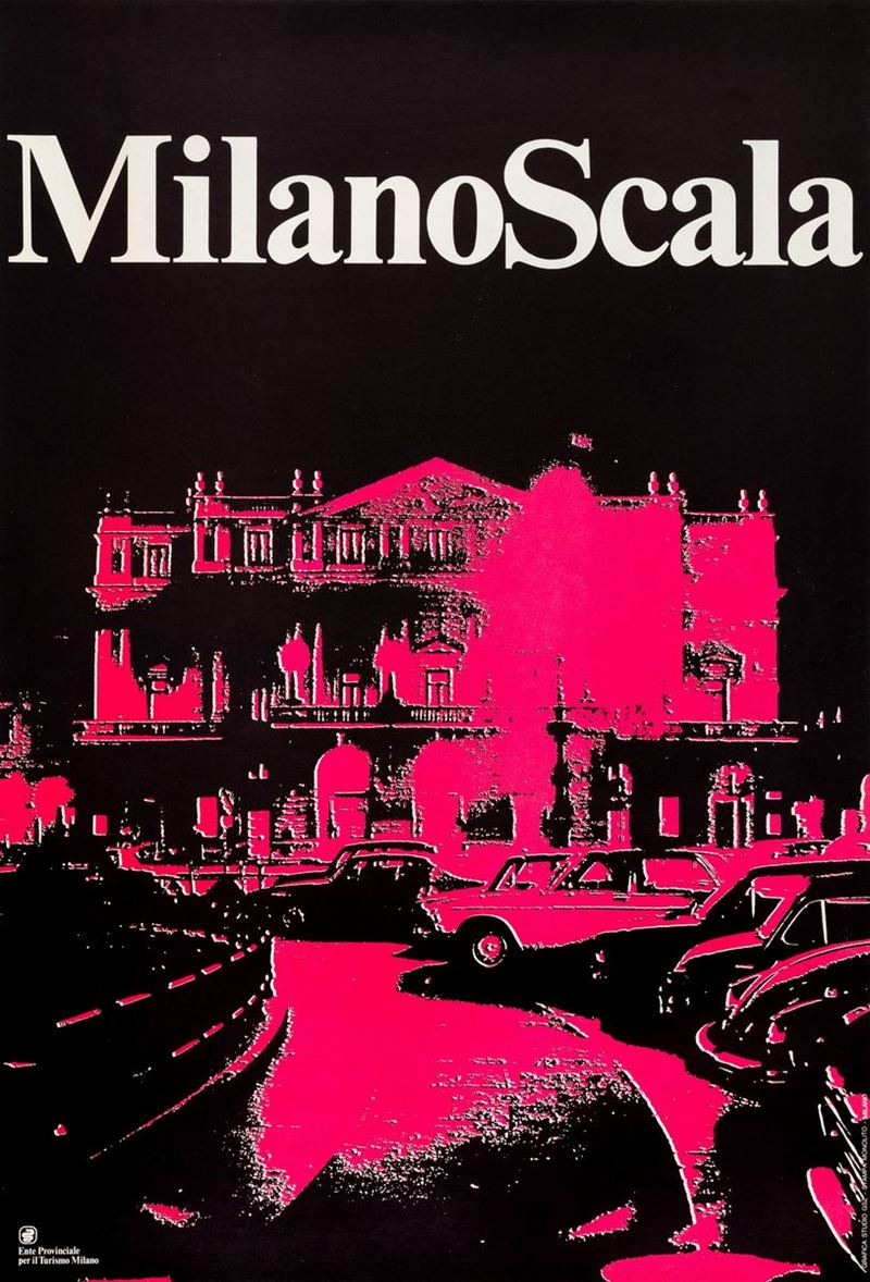 Grafica Studio GSZ : Milano Scala  - Auction POP Culture and Vintage Posters - Cambi Casa d'Aste