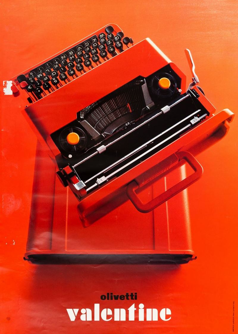 Ettore Sottsass : Olivetti Valentine  - Auction POP Culture and Vintage Posters - Cambi Casa d'Aste