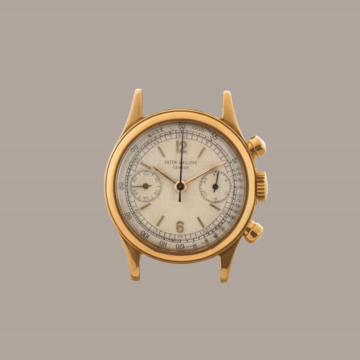 Patek Philippe - Rarissimo "tasti Tondi" Ref 1463 in Oro Giallo 18k con Indici Index e Numeri Ara...