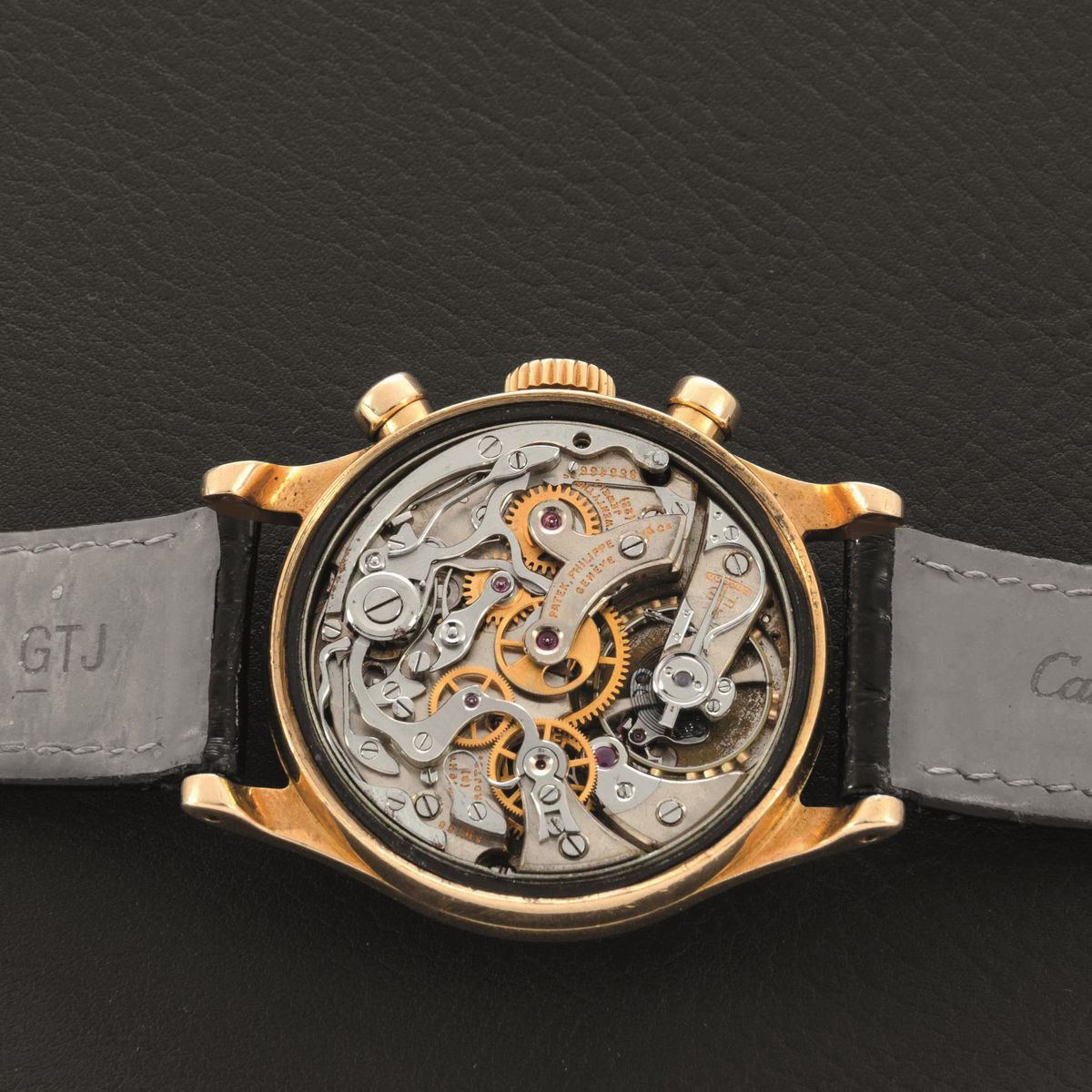 Patek Philippe - Rarissimo "tasti Tondi" Ref 1463 in Oro Giallo 18k con Indici Index e Numeri Ara...