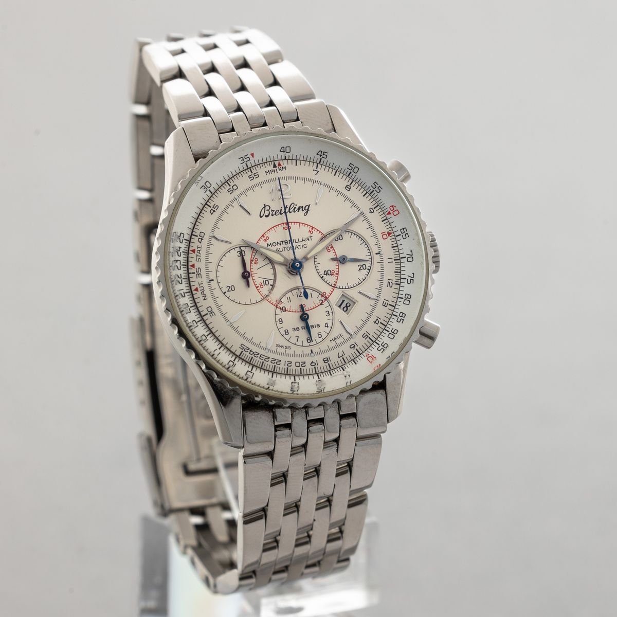 Breitling - Navitimer Montbrilliant A41030, Cronografo Tre Contatori Com Datario, Tasti a Pompa G...