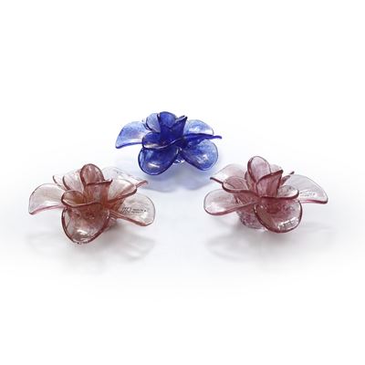 Tre Candelieri a Rosa.murano, Manifattura Nason e Moretti, XX Secolo.