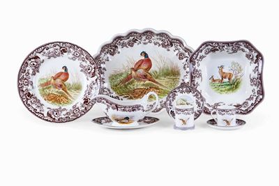 Servizio da Tavola “woodland”inghilterra, Manifattura Spode, Fine del XX Secolo