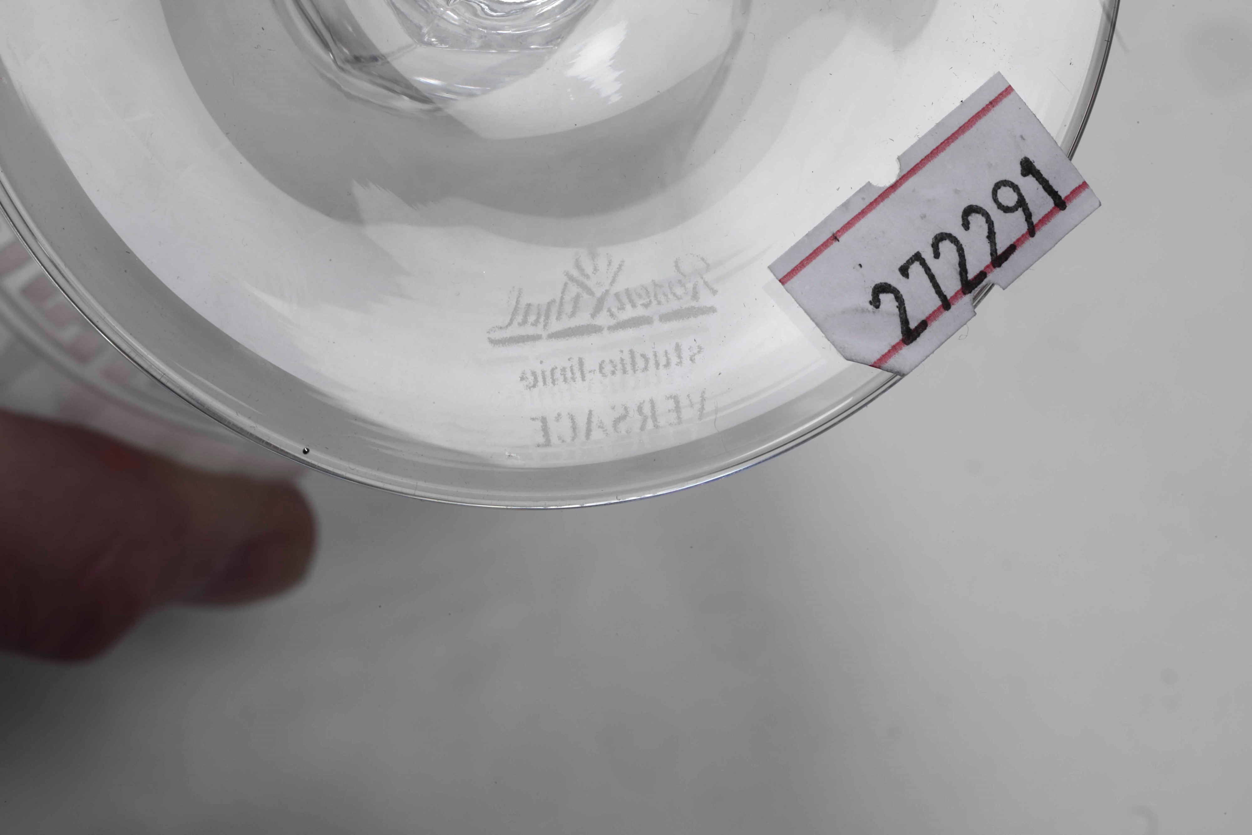 Parte di servizio di calici "Versace". Germania, Manifattura Rosenthal, XX secolo.