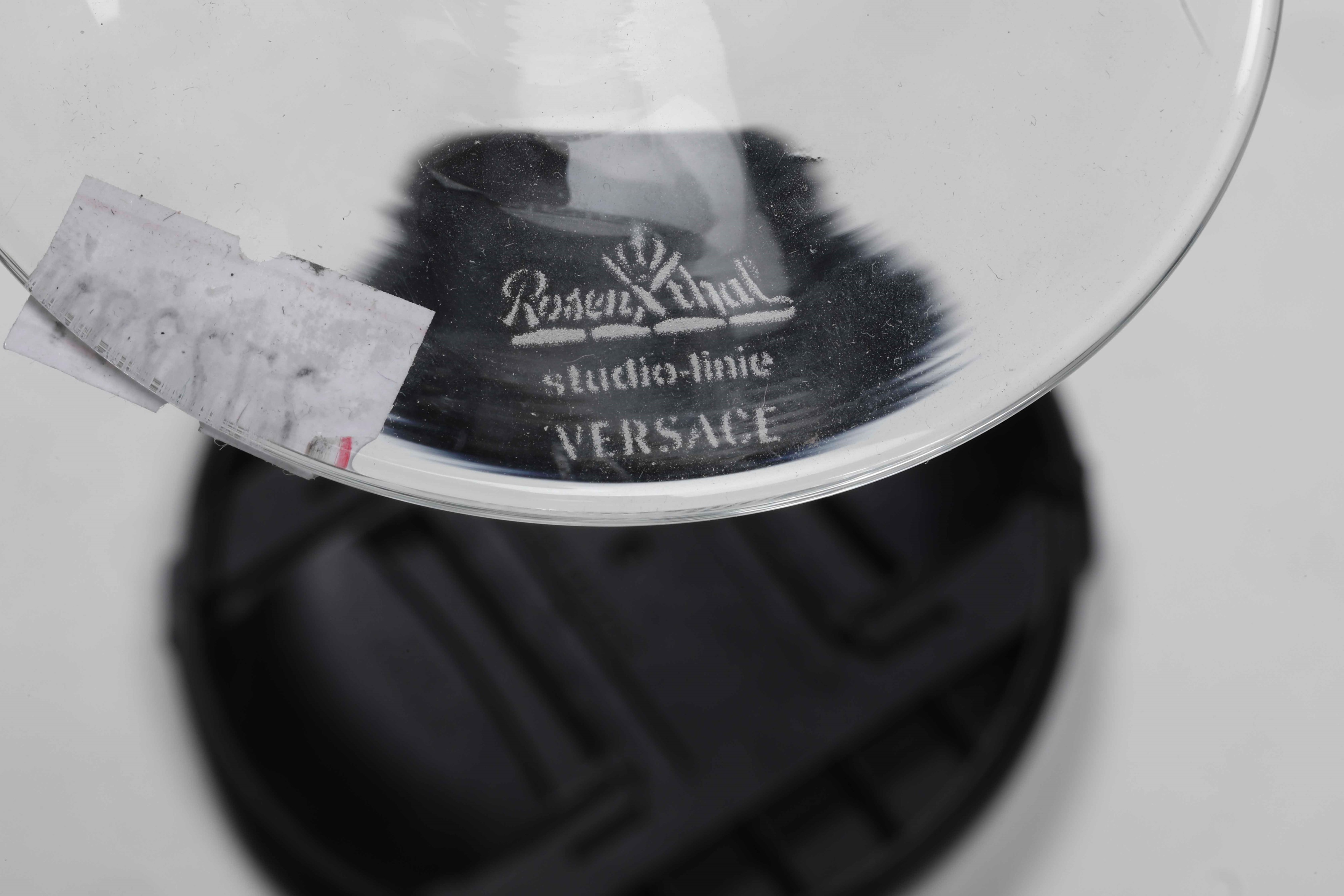 Parte di servizio di calici "Versace". Germania, Manifattura Rosenthal, XX secolo.