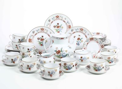 Servizio da Tè "cathay".francia, Limoges, Manifattura Haviland, XX Secolo.
