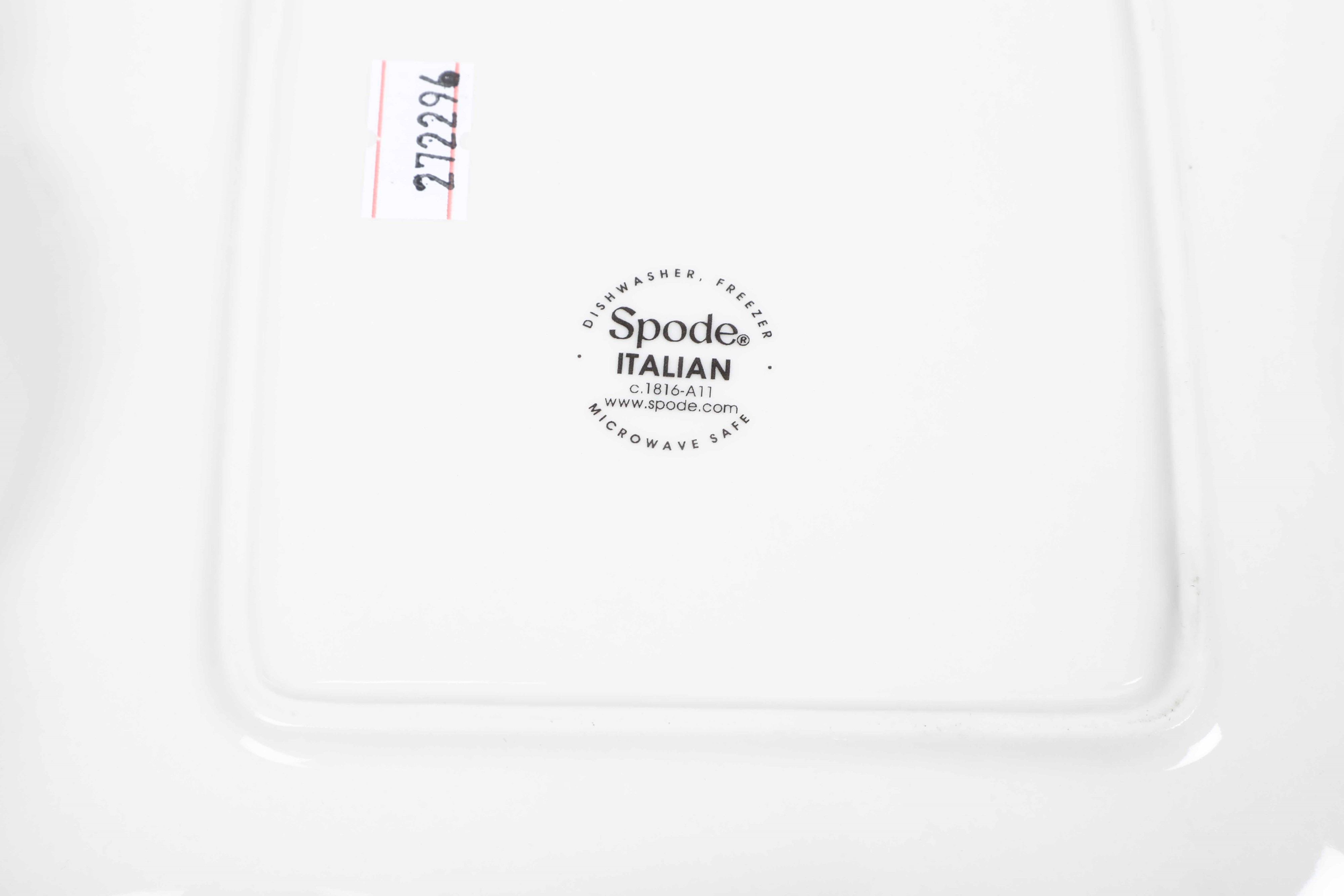 Parte di Servizioinghilterra, Manifattura Spode, XX Secolo