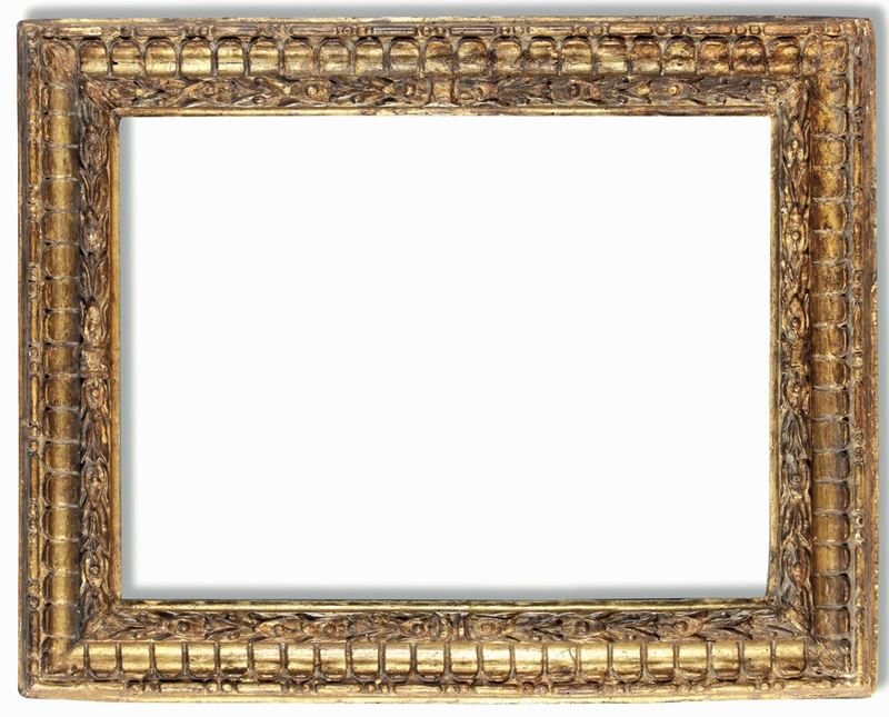 Cornice in legno intagliato. Italia XVII secolo  - Auction Frames - Cambi Casa d'Aste