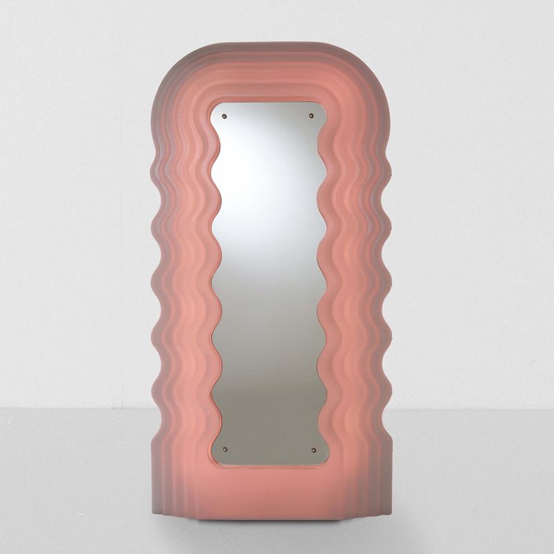 Ettore Sottsass : Specchiera luminosa mod. Ultrafragola  - Asta Design Lab - Cambi Casa d'Aste