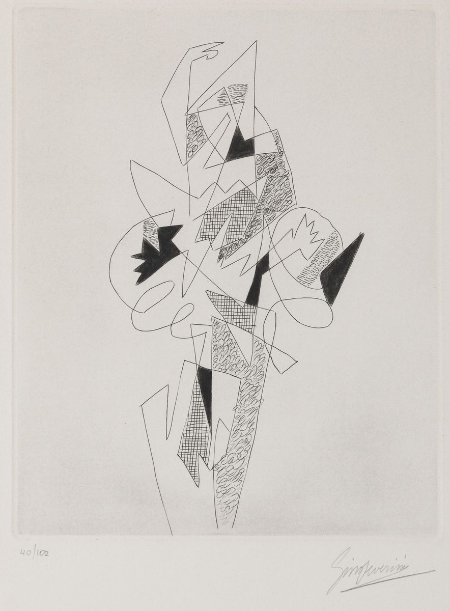 Gino Severini - Arlecchino