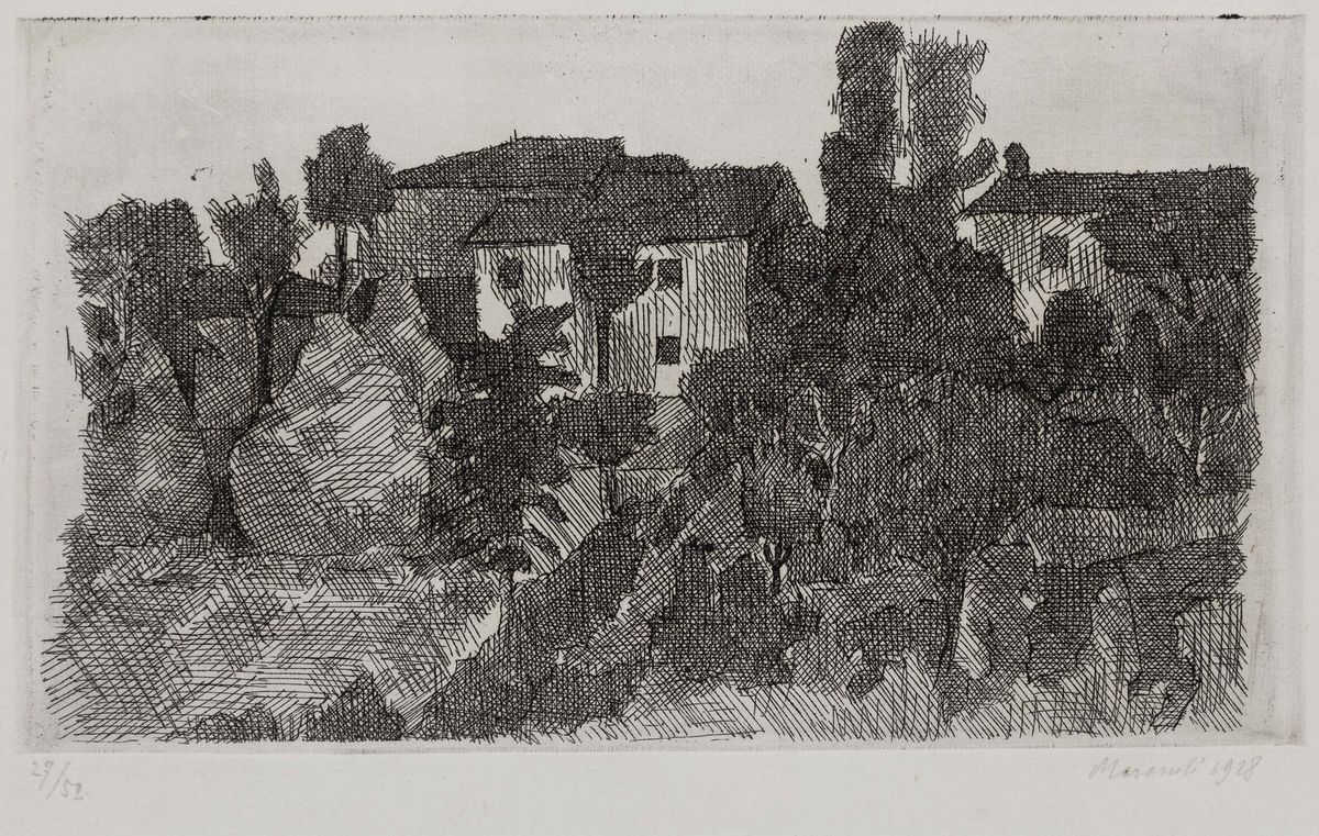 Giorgio Morandi - Il Poggio di Sera