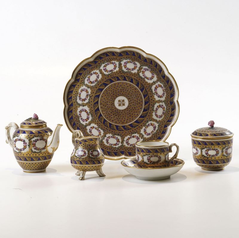 Solitarie da tè Francia, Manifattura indeterminata, prima metà del XX secolo  - Auction L'Art de la Table - Cambi Casa d'Aste