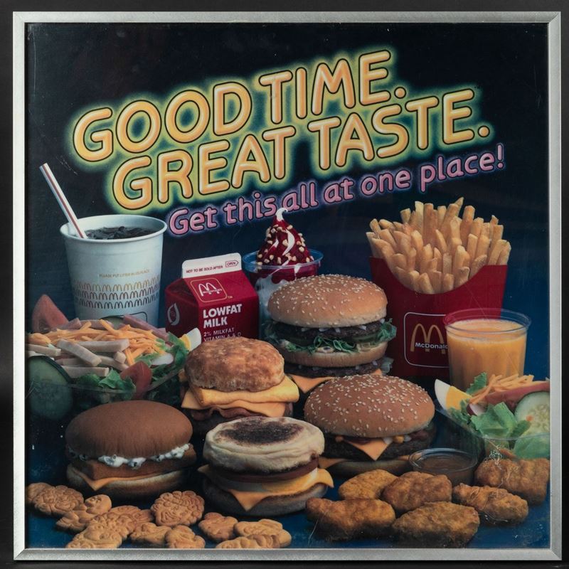 Pannello Mc Donald's  - Asta POP Culture e Manifesti d'Epoca - Cambi Casa d'Aste