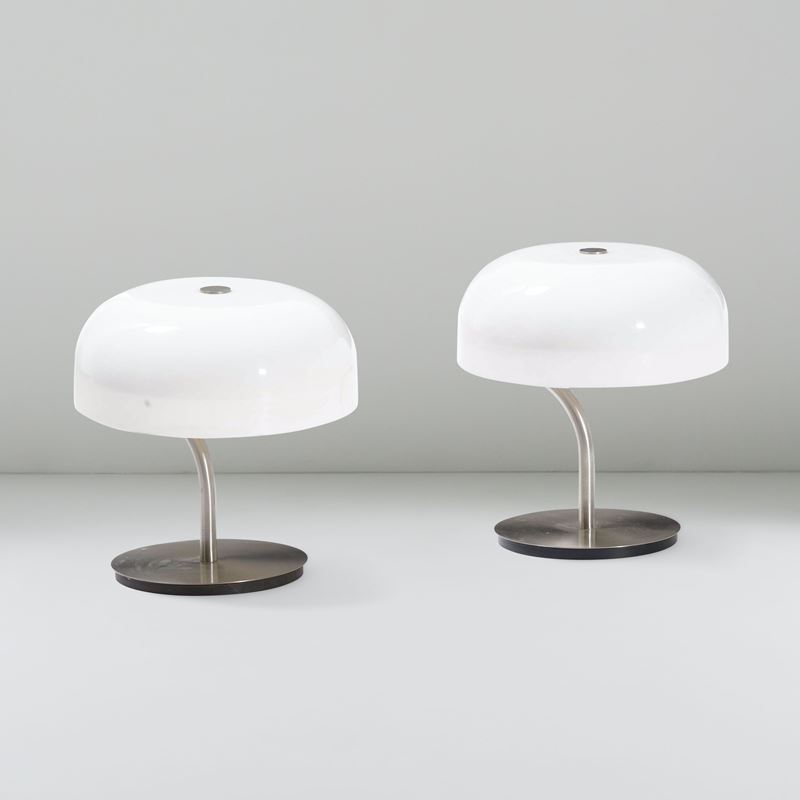 Giotto Stoppino : Due lampade da tavolo  - Asta Design Lab - Cambi Casa d'Aste