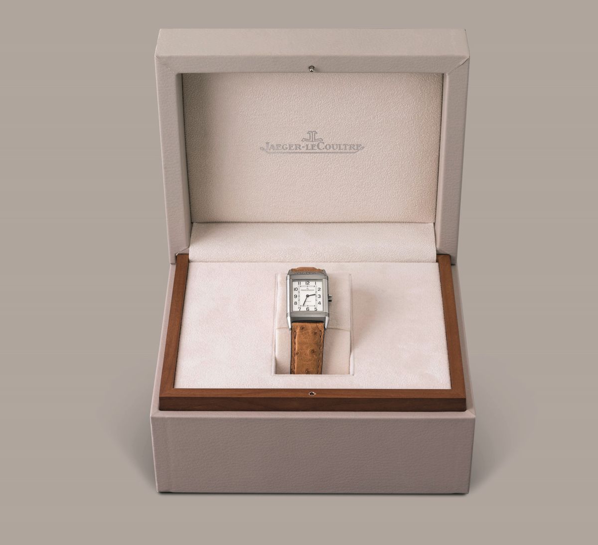 Jaeger Lecoultre - Reverso in Acciaio Quadrante Argentè con Numeri Arabi, Movimento al Quarzo con...