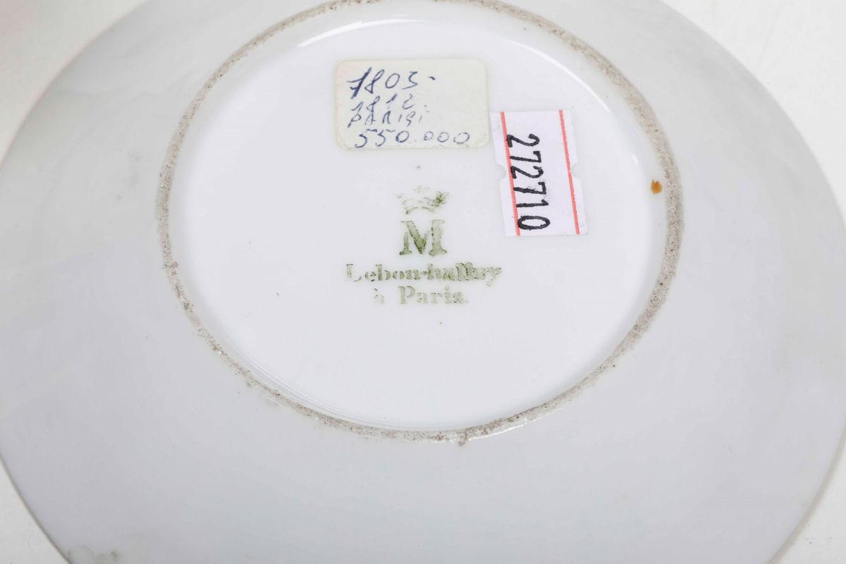 Tazza con Piattinoparigi, Primo Quarto del XIX Secolo
