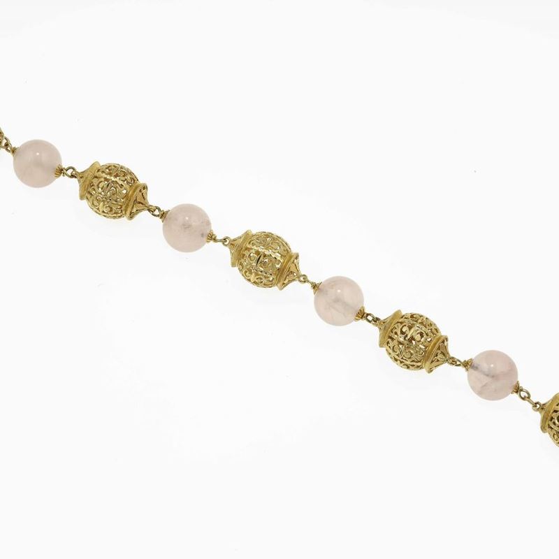 Topaz and gold bracelet  - Auction Jewels - Cambi Casa d'Aste