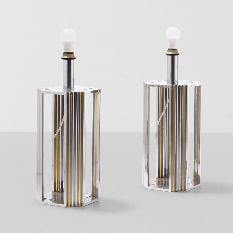 Romeo Rega : Due basi per lampade  - Auction Design Lab - Cambi Casa d'Aste
