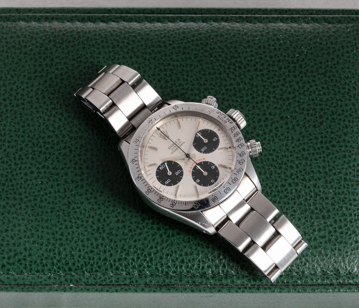 Rolex - Cosmograph Daytona Ref 6265 in Acciaio Cronografo Tre Contatori con Lunetta Tachimetrica,...