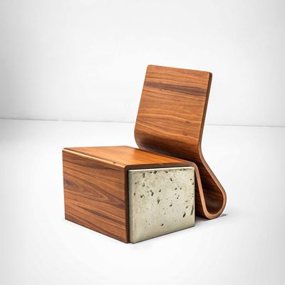 Sedia Mod. Fluid Wood