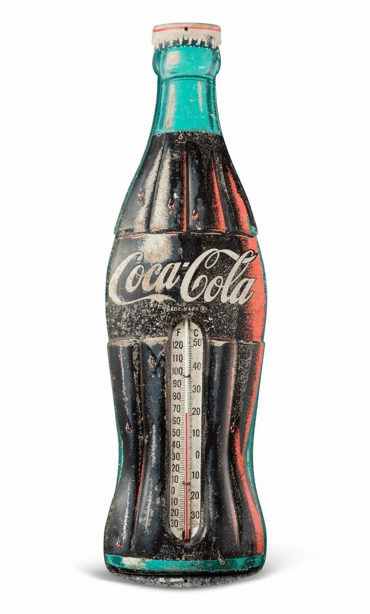 Coca-Cola thermometer  - Auction POP Culture and Vintage Posters - Cambi Casa d'Aste