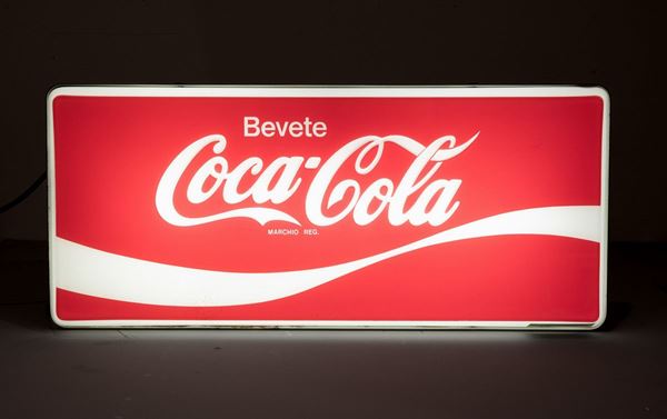 Coca-Cola lighted sign