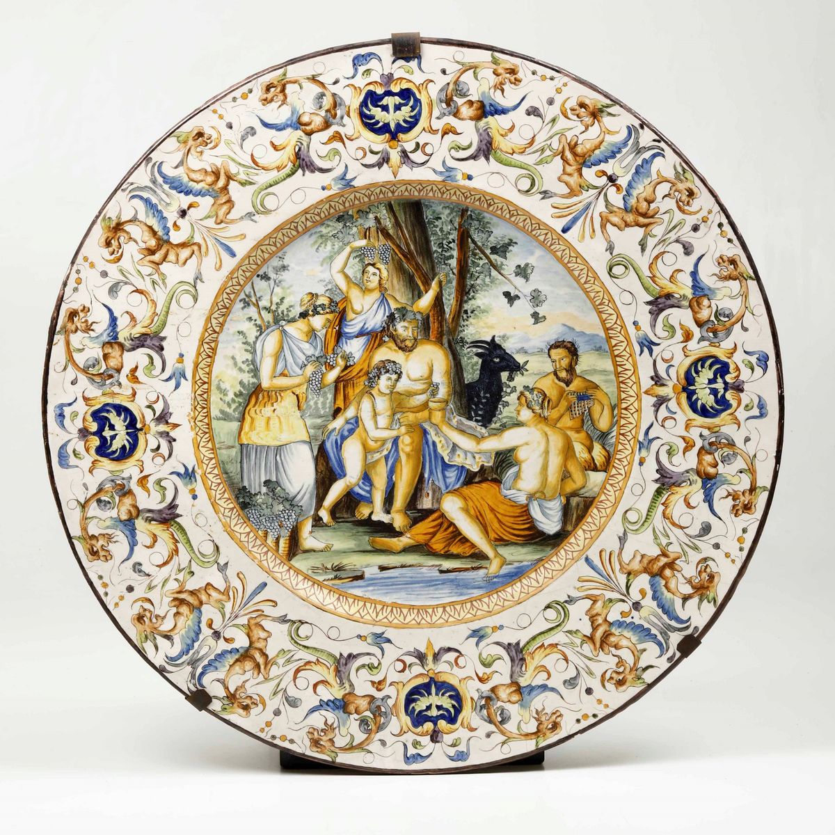 Coppia di Grandi Piattifirenze, Manifattura Florentia Ars, Primo Quarto del XX Secolo