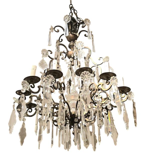 Lampadario a dodici fiamme. XIX-XX secolo