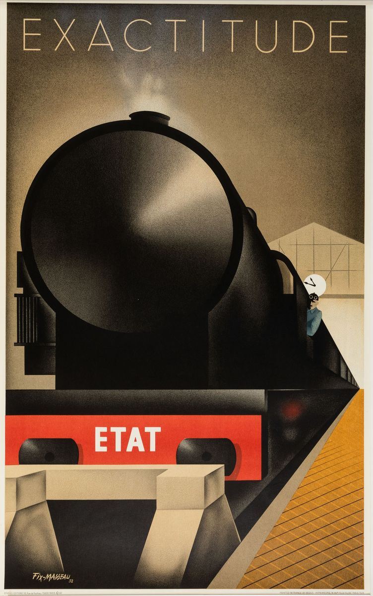 Pierre Fix Masseau : Exactitude 1982 (1932)  - Auction POP Culture and Vintage Posters - Cambi Casa d'Aste