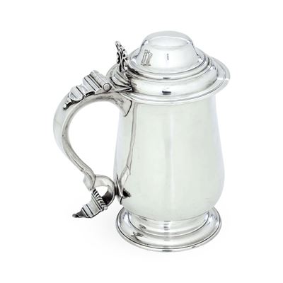 Londra 1785. Marchio Dell’argentiere John Lambe Tankard