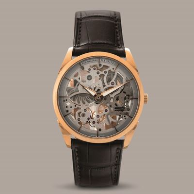 Parmigiani Fleurier - Tonda Squelette 1950 in Oro Rosa 18k, Quadrante Scheletrato, Movimento Auto...