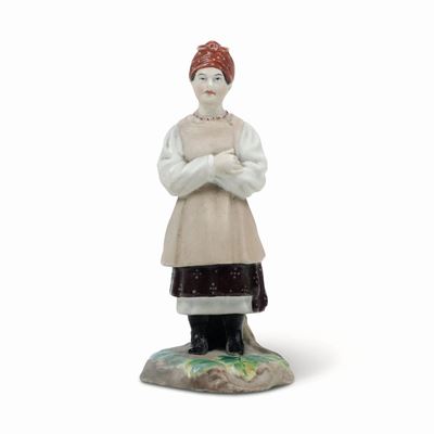 Figurina Russia, Verbilki (mosca), Manifattura Gardner, Fine del XIX - Inizio del XX Secolo