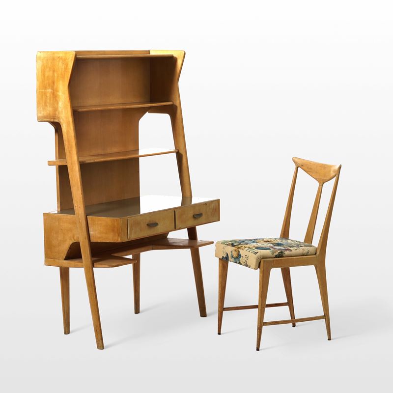 Secretaire con sedia  - Asta Design - Cambi Casa d'Aste
