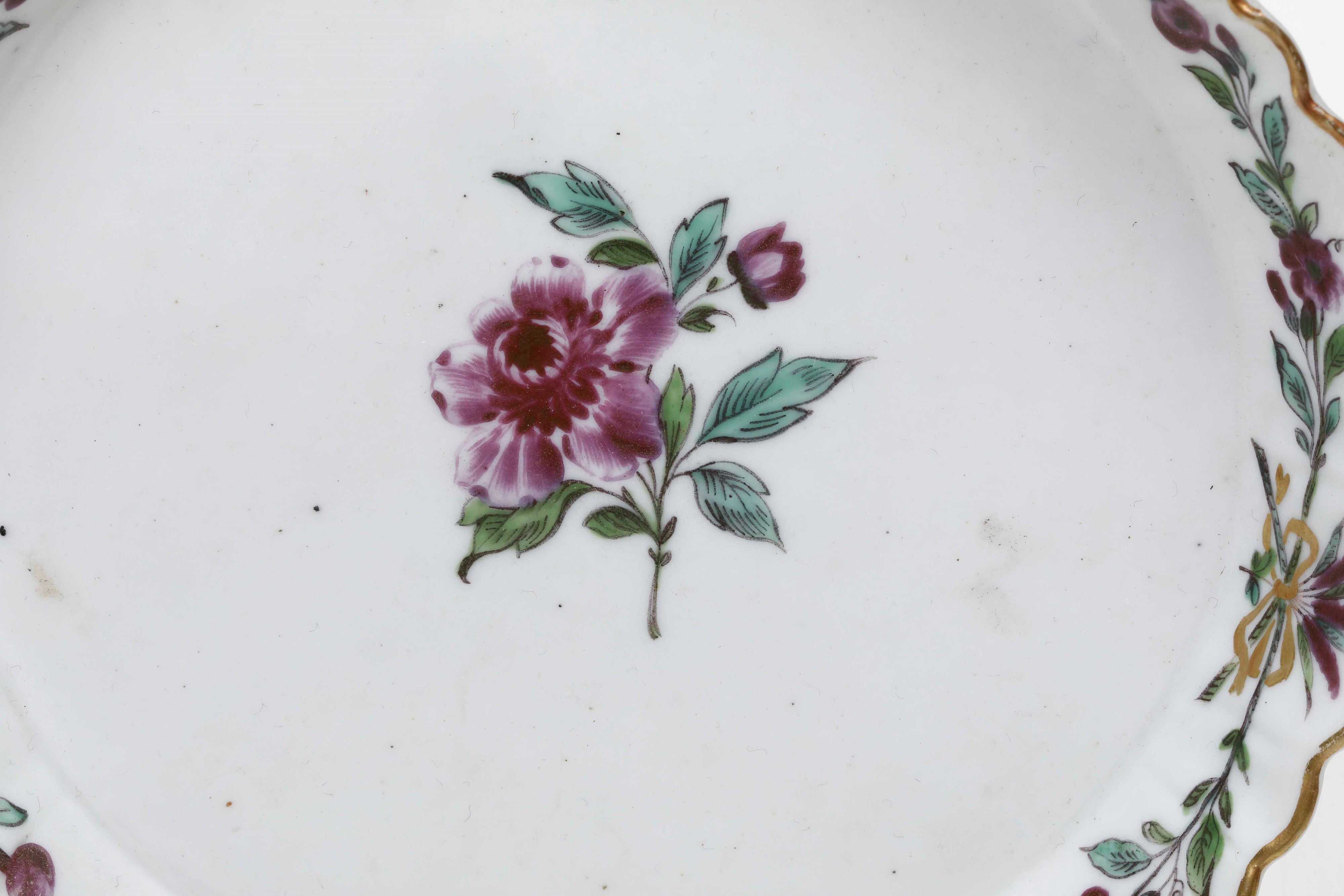 Coppia di Sottobottiglia “mocenigo”venezia, Manifattura Cozzi, 1780-1790
