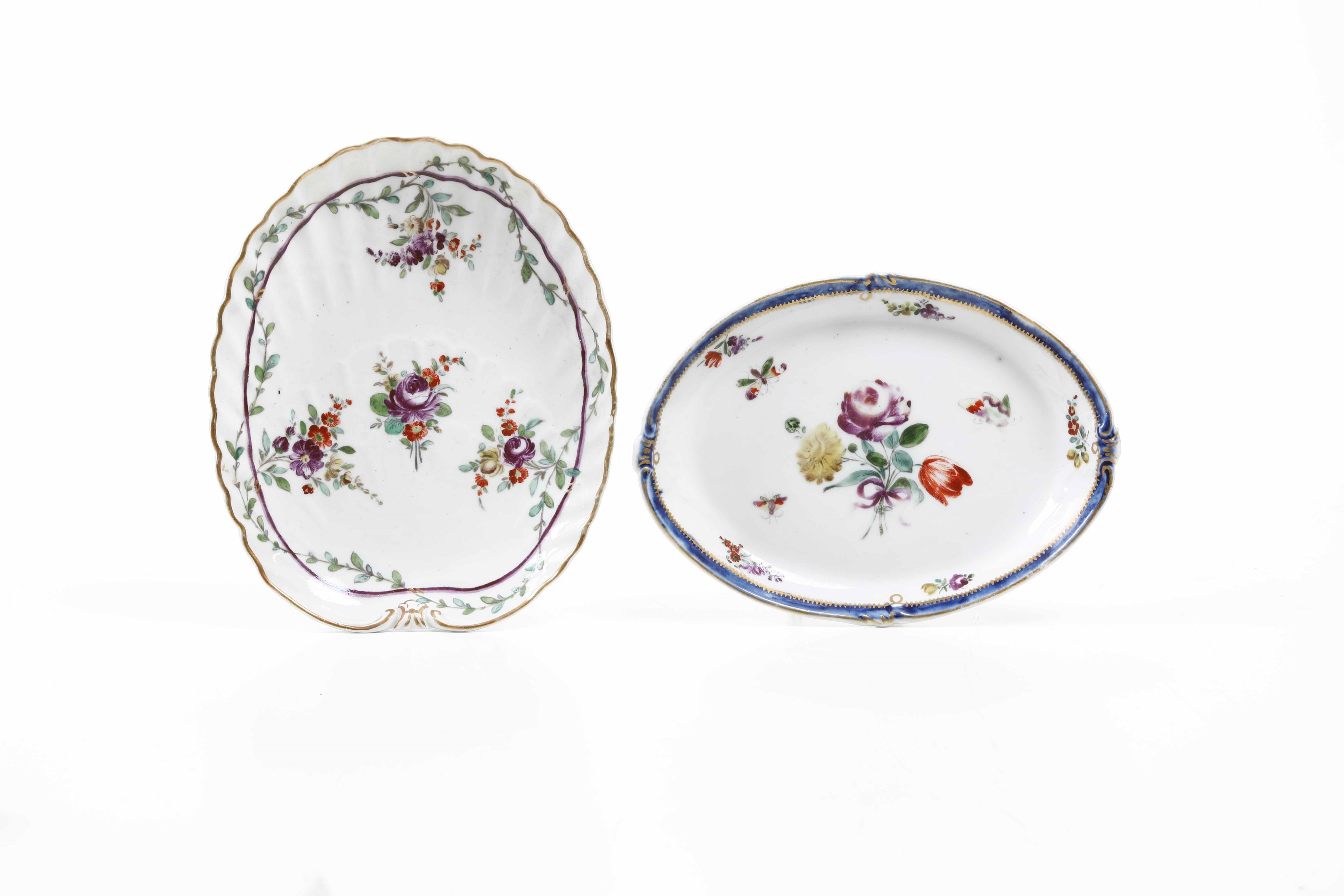 Due Vassoiettivenezia, Manifattura Cozzi, 1780-1790