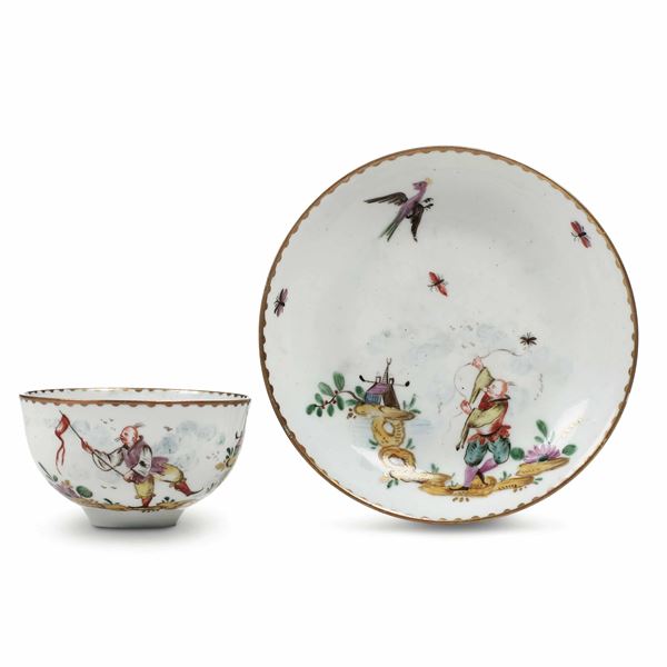 Cup and saucer Venice, Cozzi Manufacture, 1770 - 1775