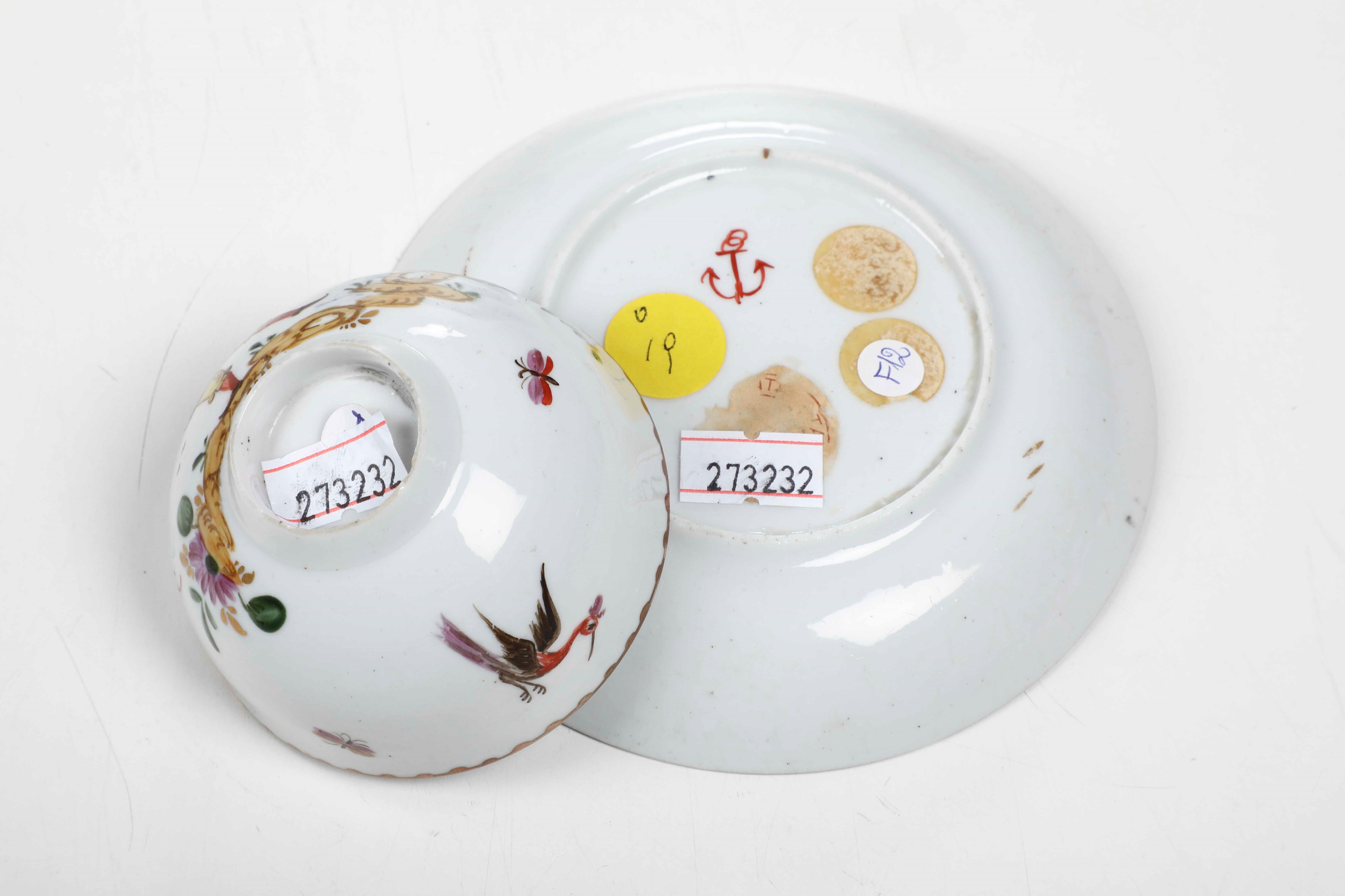 Tazza con Piattinovenezia, Manifattura Cozzi 1770-1775