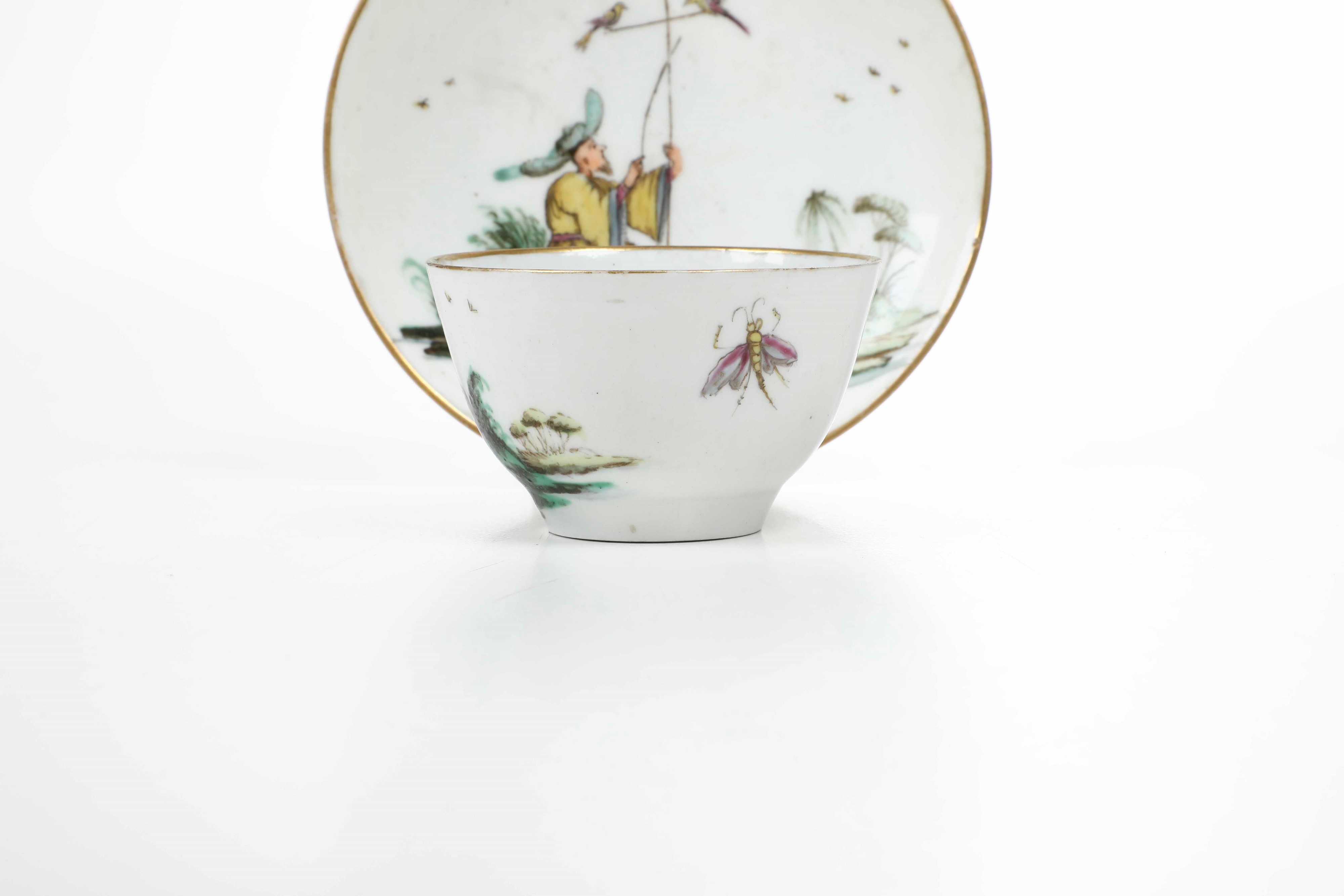 Tazza con Piattino.nove, Manifattura Antonibon, Gestione Parolin, 1785-1790.