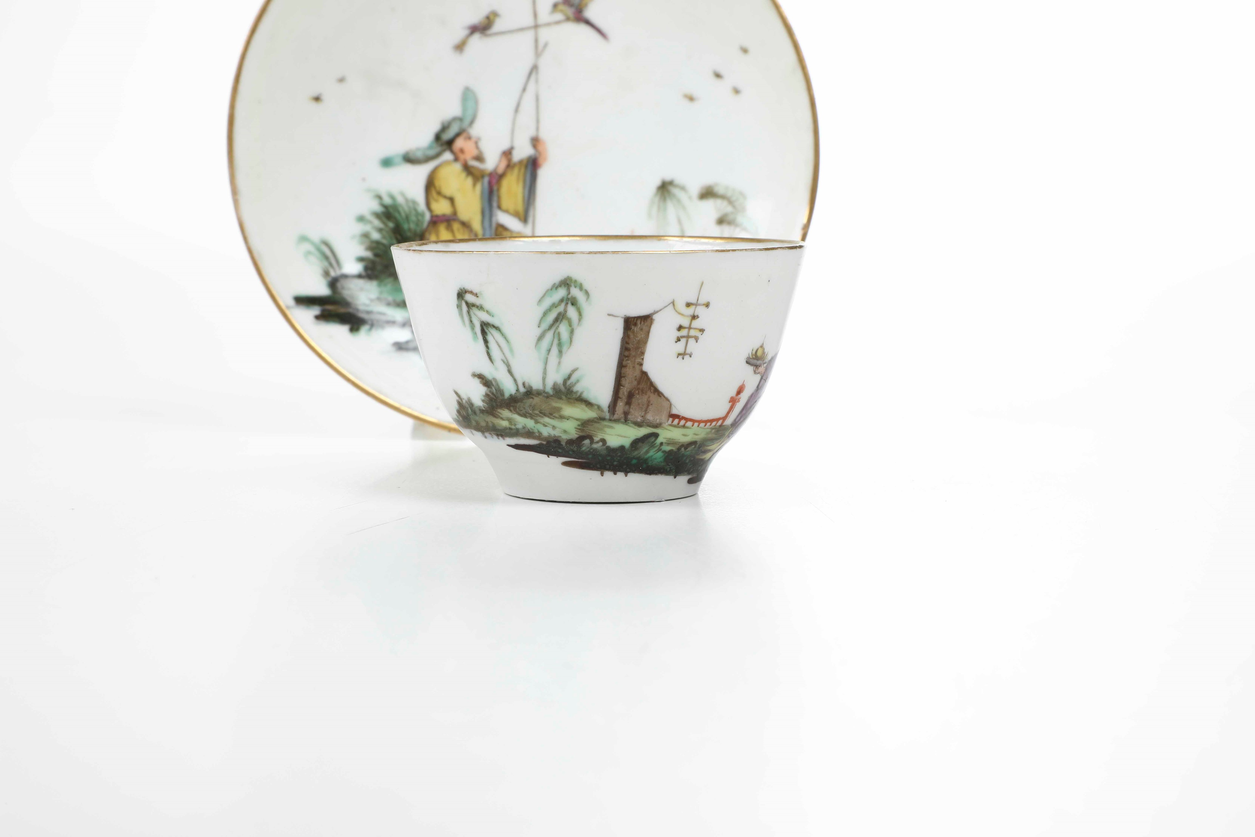 Tazza con Piattino.nove, Manifattura Antonibon, Gestione Parolin, 1785-1790.