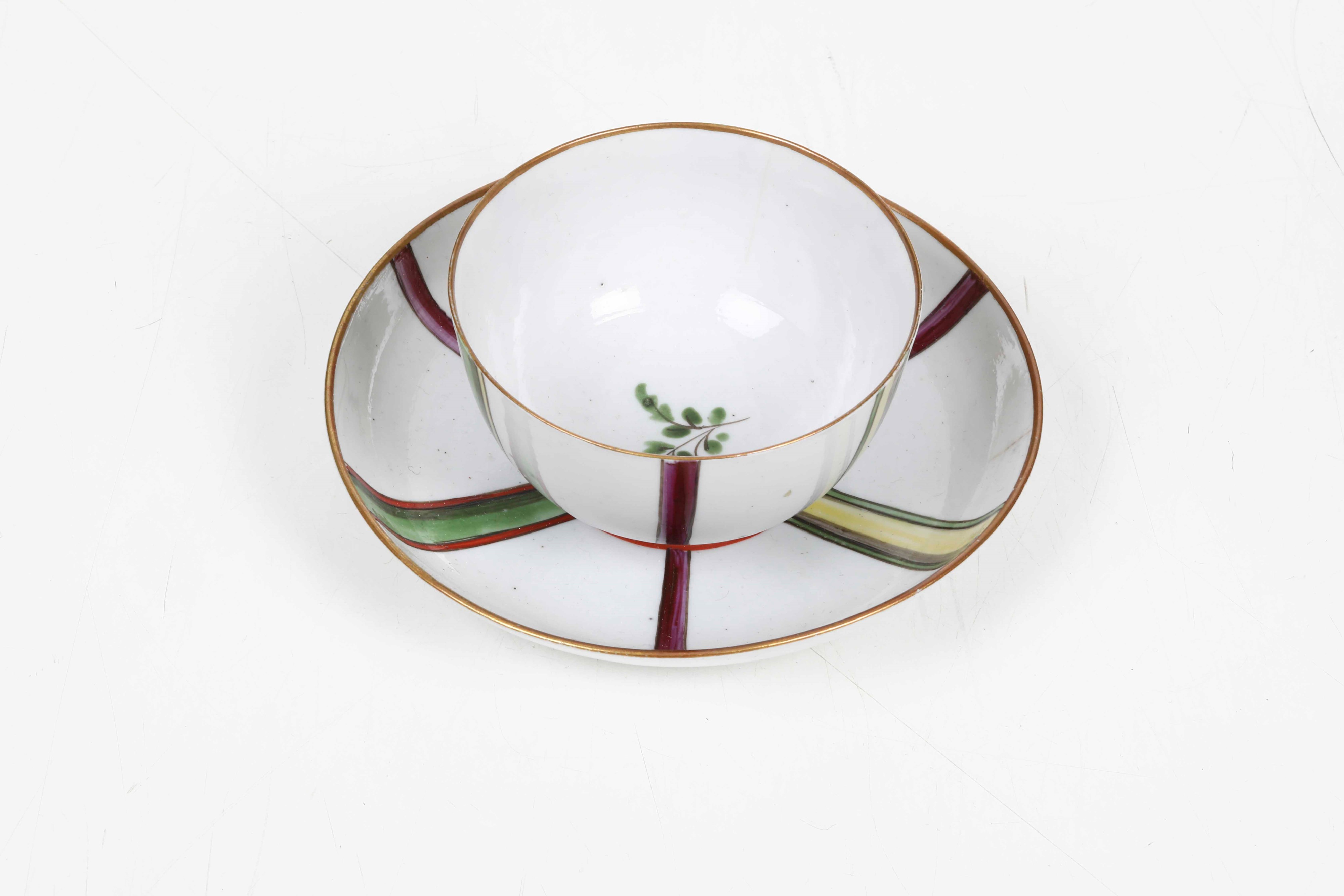 Tazza con Piattinovenezia, Manifattura Cozzi, 1780 Circa