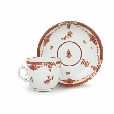 Tazza con Piattinovenezia, Manifattura Cozzi, 1770-1780