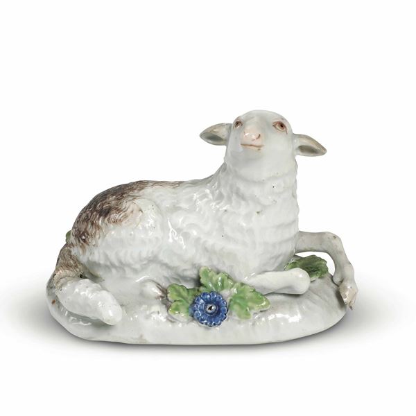 Sheep figurine Meissen, circa 1745