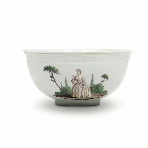 Rare bowl Dutch, Weesp Manufactory, 1759-1771