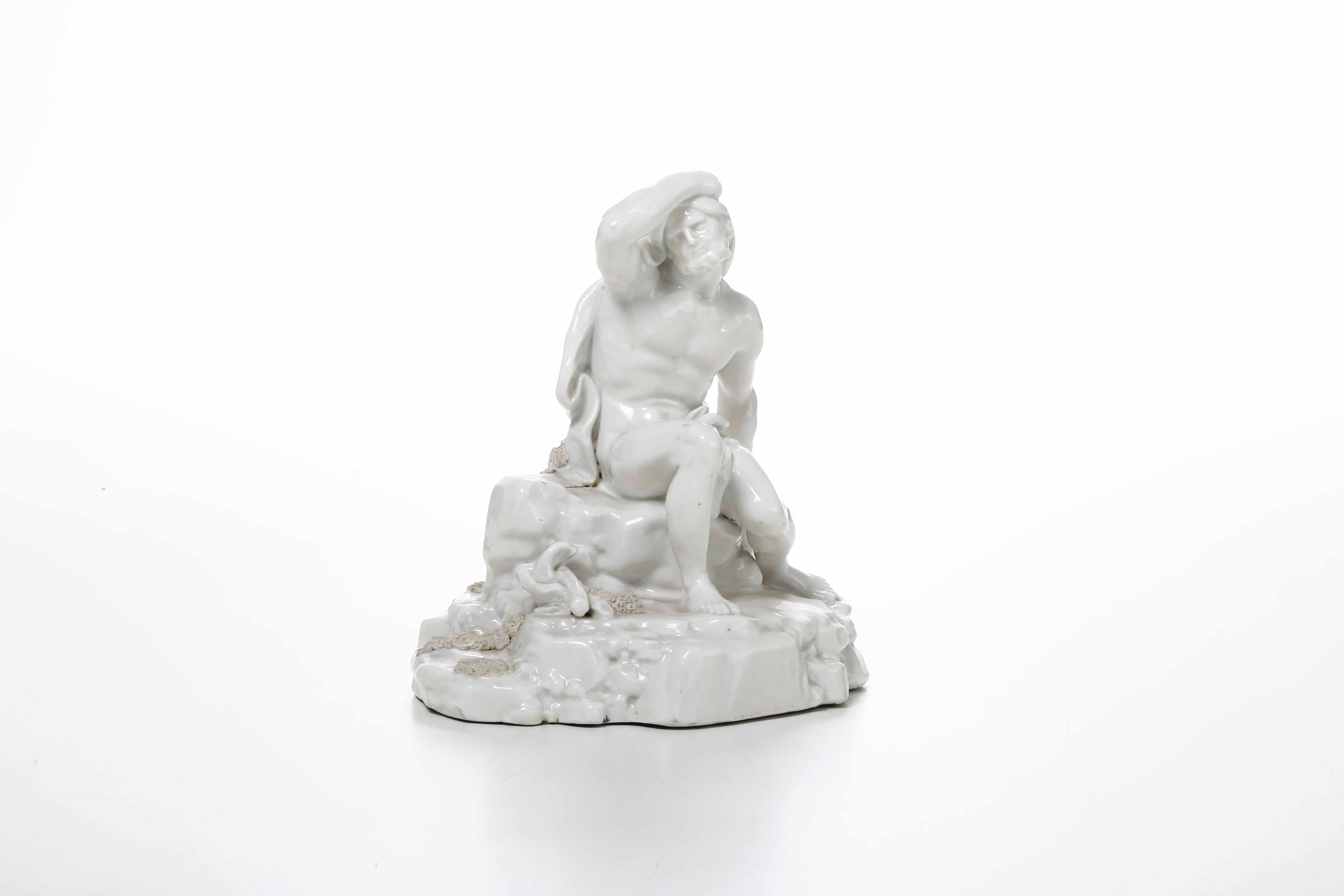Figurina di Ercolegermania, Manifattura di Frankenthal, 1787 Circa