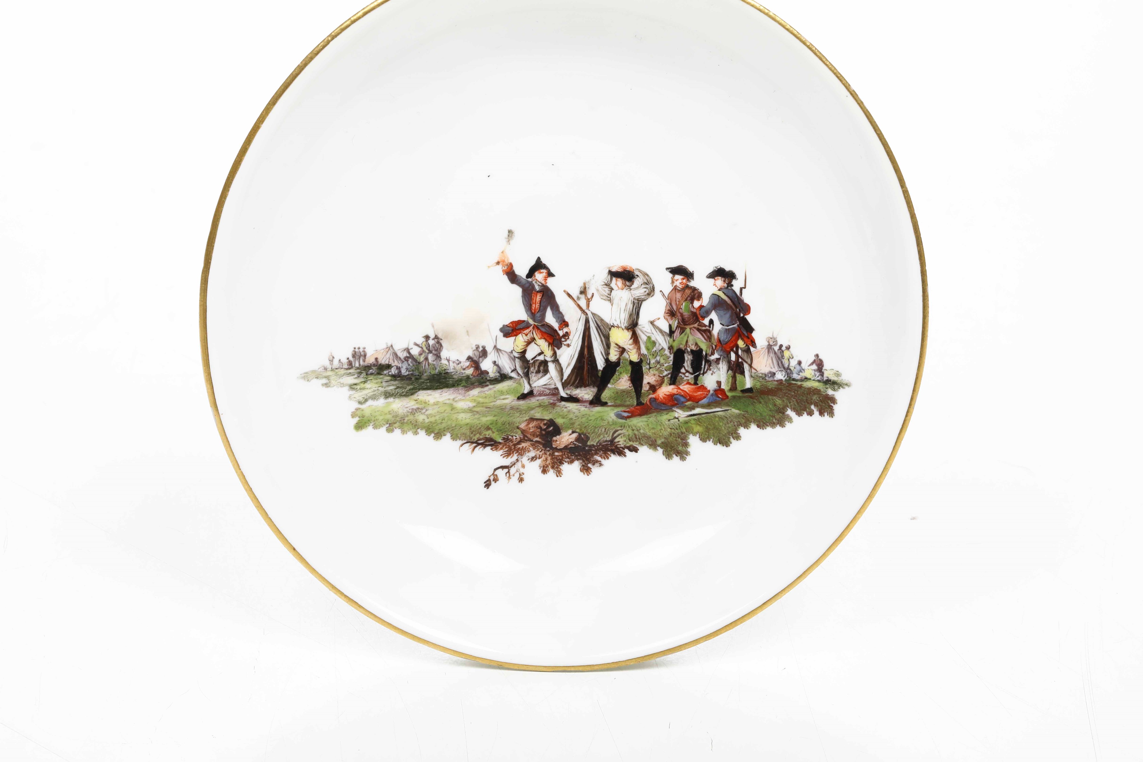 Tazza con Piattinomeissen, 1750 Circa