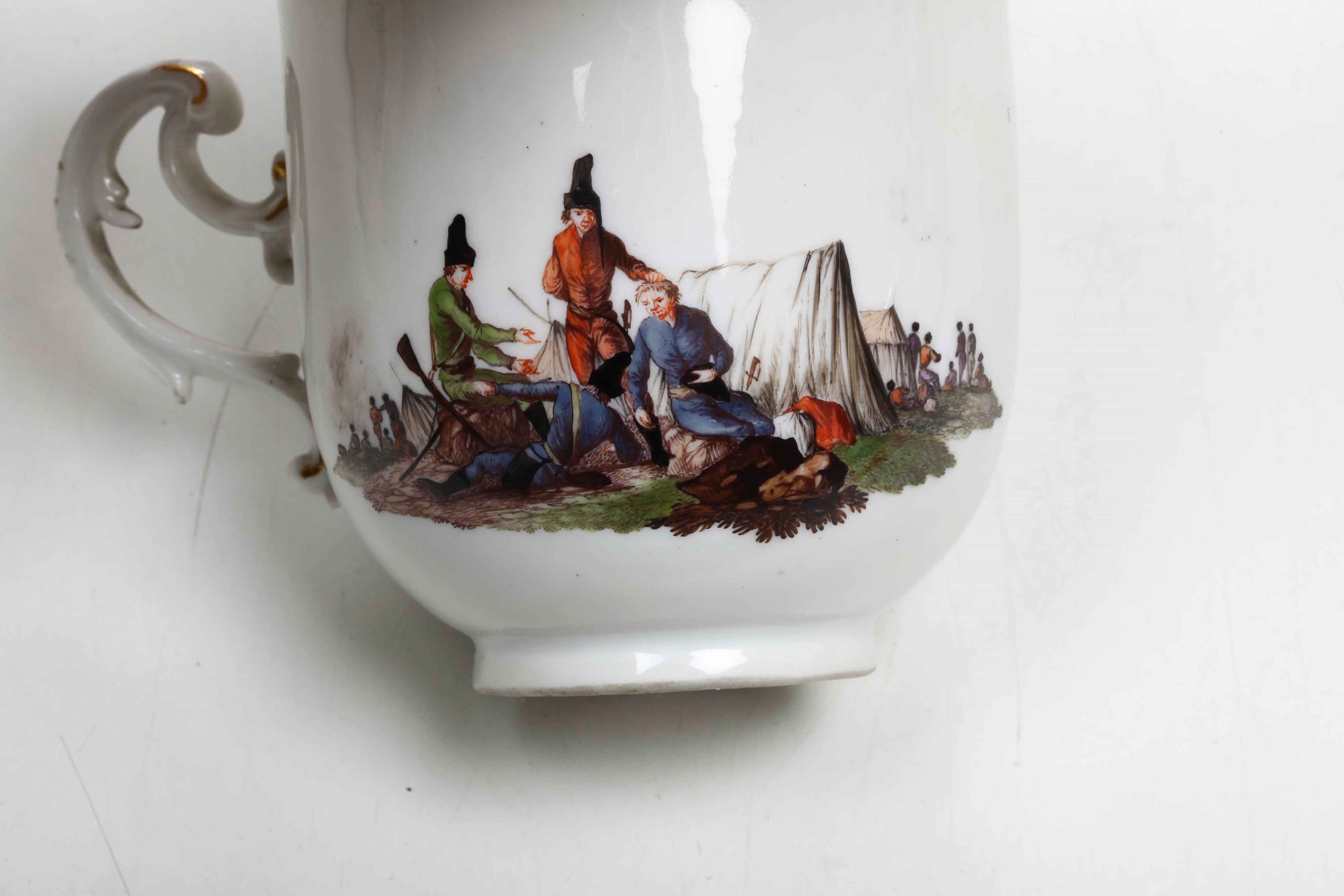 Tazza con Piattinomeissen, 1750 Circa