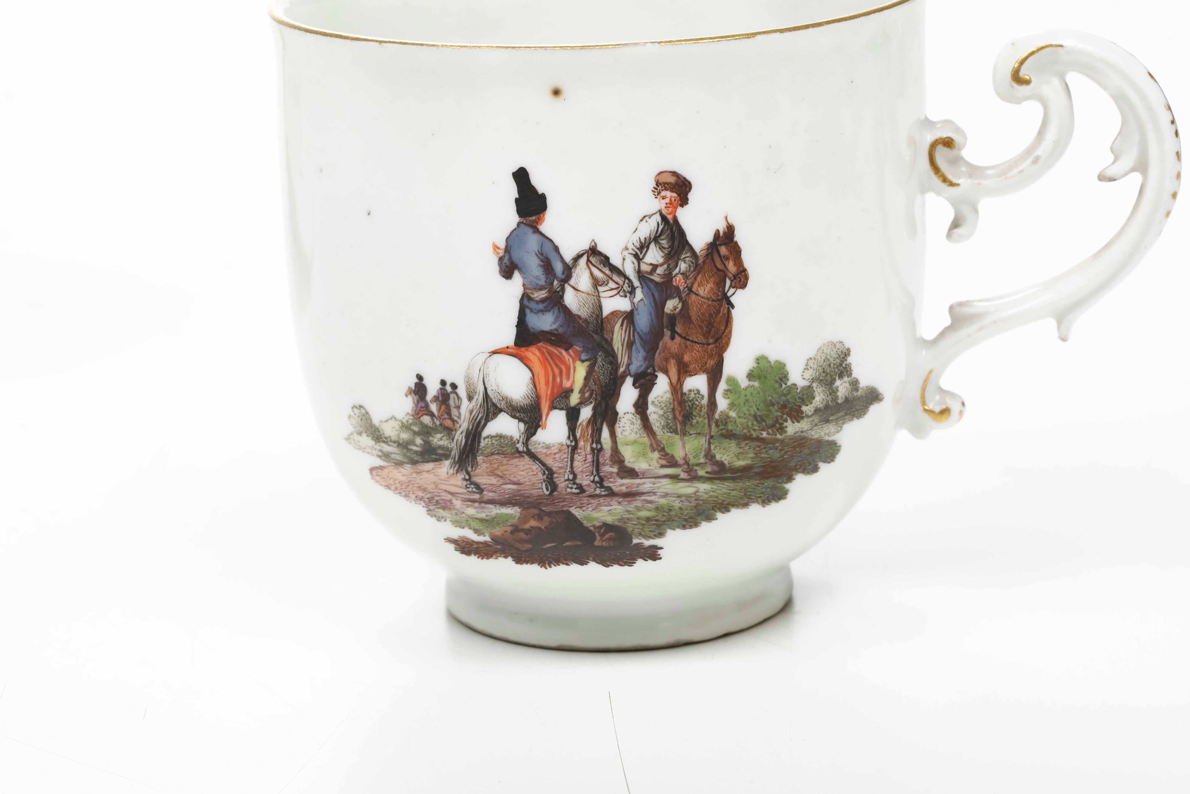 Tazza con Piattinomeissen, 1750 Circa