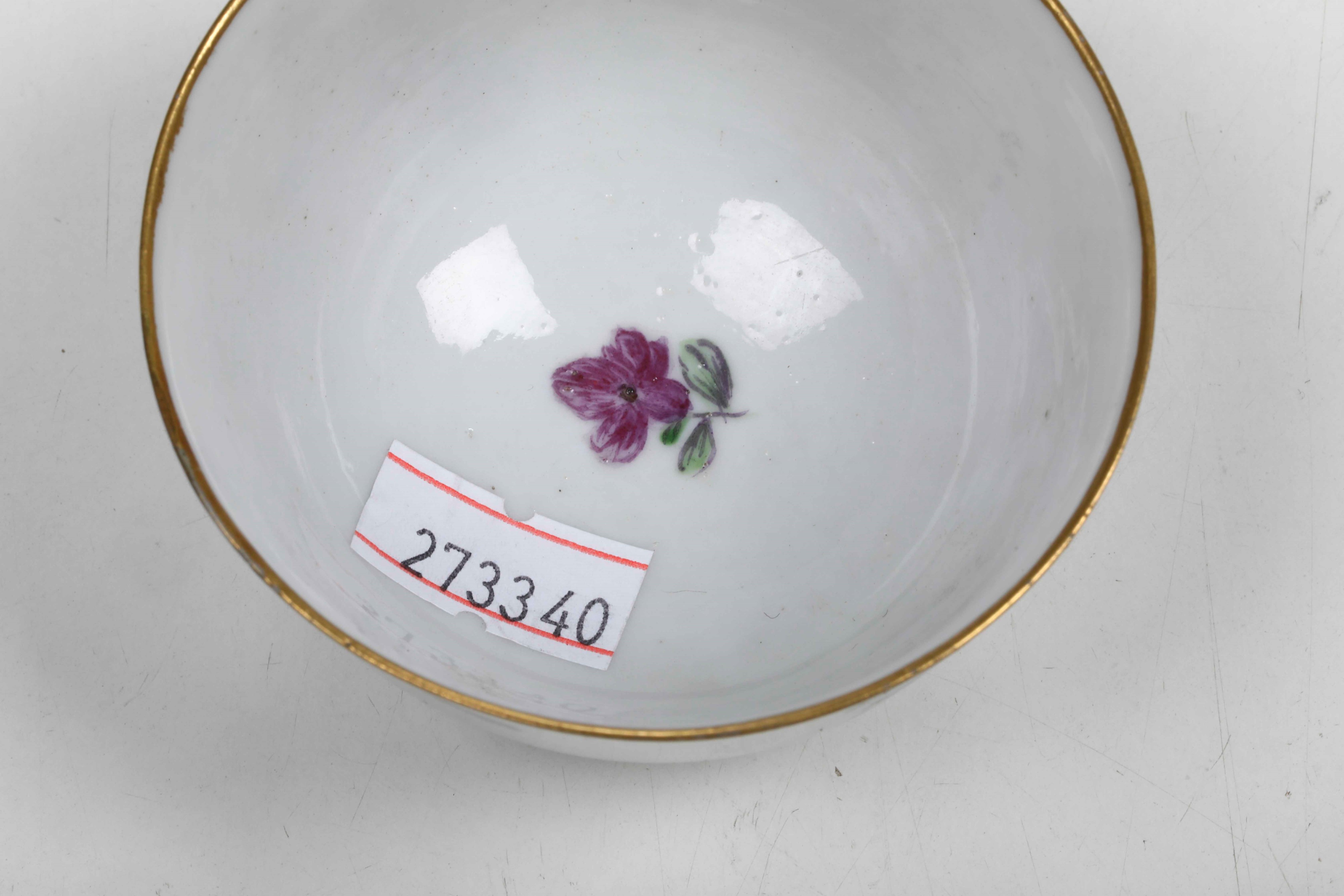 Rara Tazza con Pantalonevenezia, Manifattura Cozzi, 1770 Circa