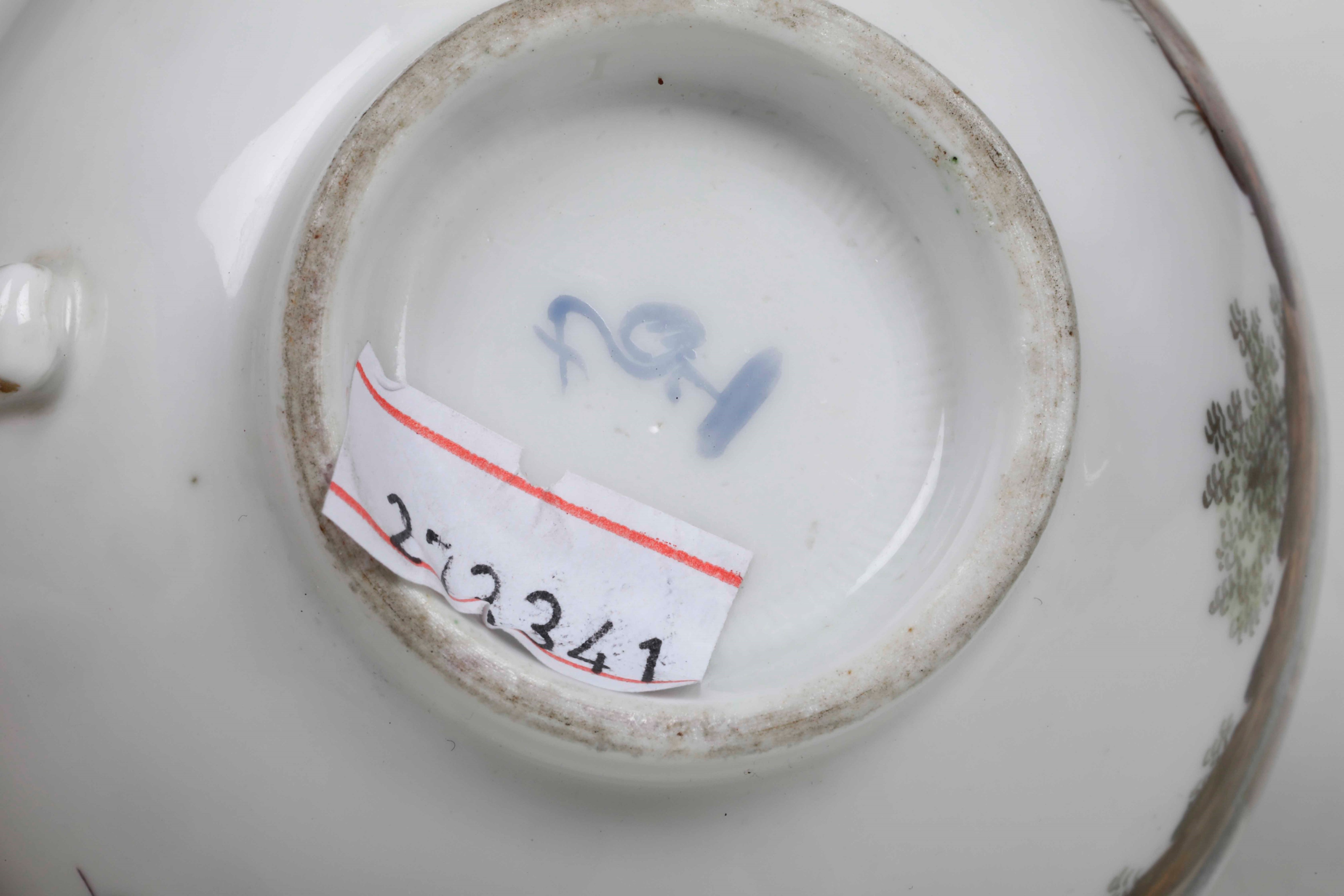 Tazza con Piattino.olanda, Manifattura L’aia (den Haag), 1776-1790.