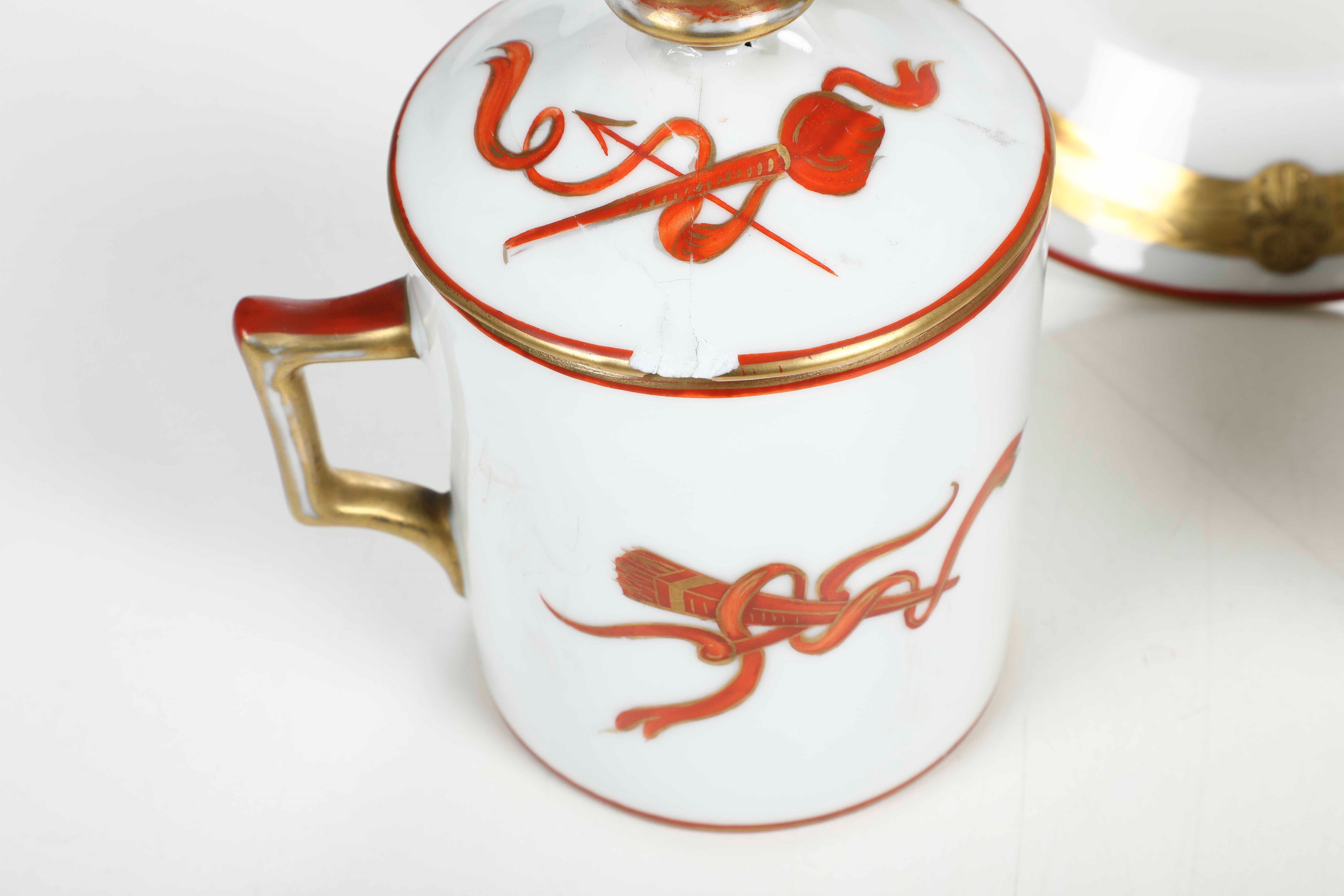 Tazza con Piattino.francia, Parigi, Manifattura di Jacob Petit, 1850 Circa.